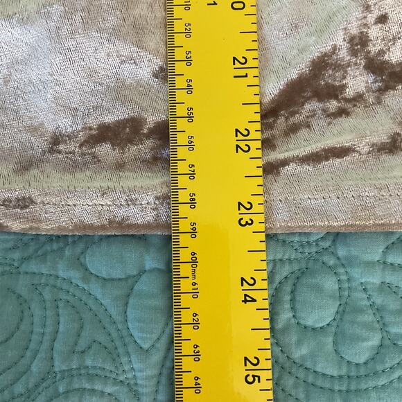 Porridge Clothing Jessie Crushed Velvet Halter Top Keyhole Closure Gold M 124051 - Picture 8 of 10